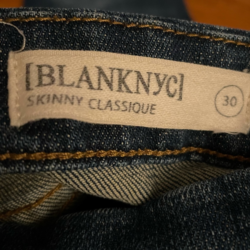 Blank NYC distressed jeans size 30 skinny classique - Picture 8 of 8